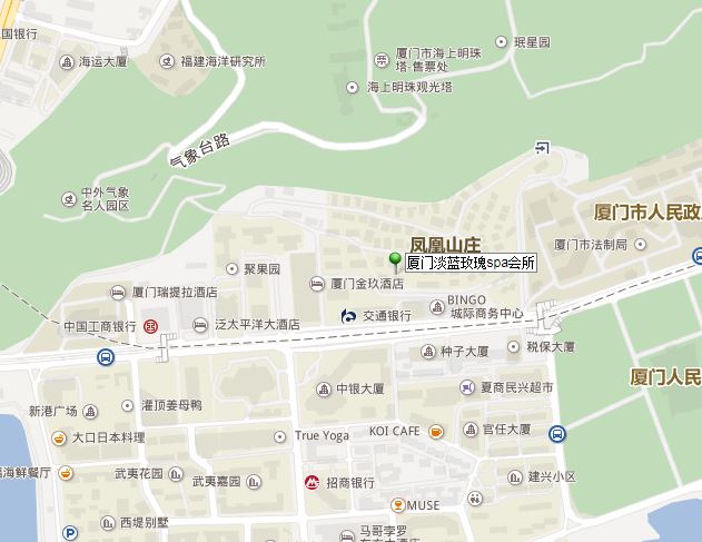 厦门淡蓝玫瑰spa会所地址地图定位